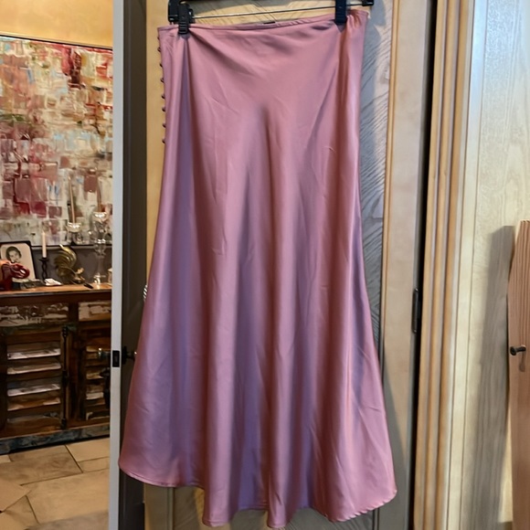 Frnch Paris rust midi skirt size large - Picture 4 of 4